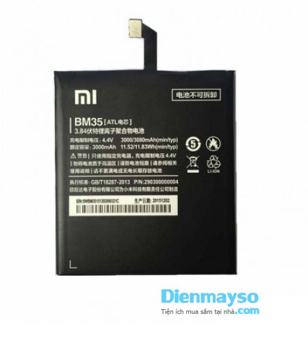 Thay Pin Điện thoại Xiaomi BM35 4C, MI 4C, MI 4I giá rẻ Dung lượng pin 3080 mAh